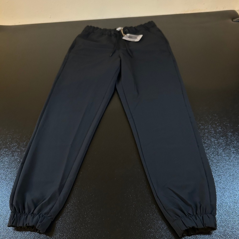 Avenue Jogger Pants Lightweight‎ Flexible Drawstring Waist Black Mens Small NWT